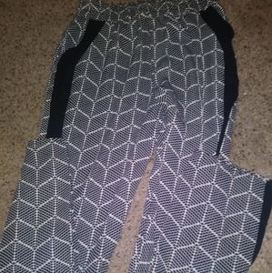 Romeo&Juliet Black & White Stretchy Print Pants